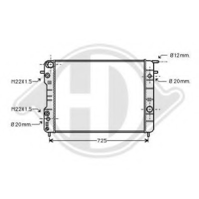 Radiator racire motor