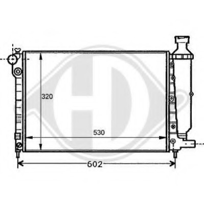 Radiator racire motor