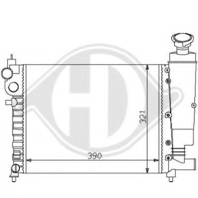 Radiator racire motor