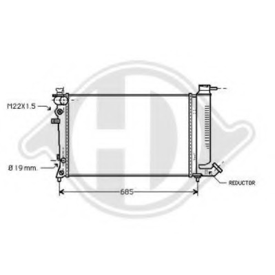 Radiator racire motor