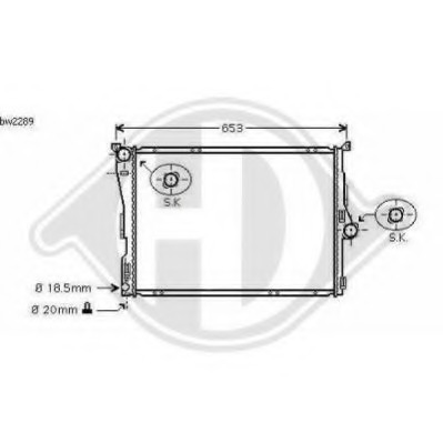 Radiator racire motor