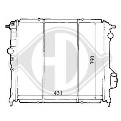 Radiator racire motor