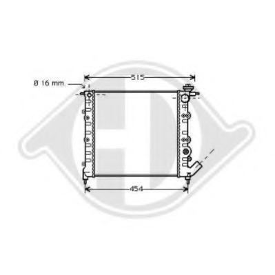 Radiator racire motor