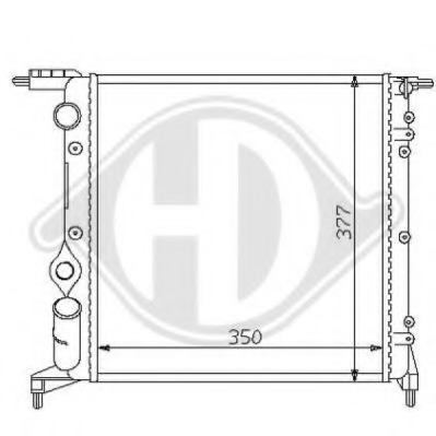 Radiator racire motor