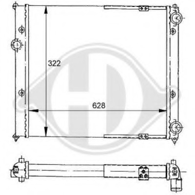 Radiator racire motor