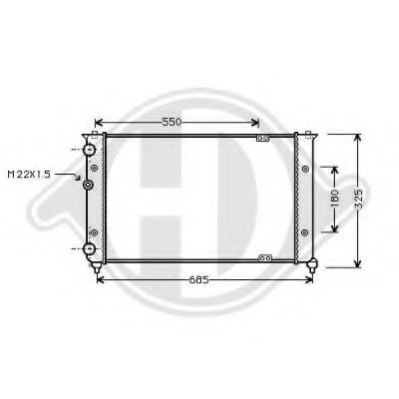 Radiator racire motor