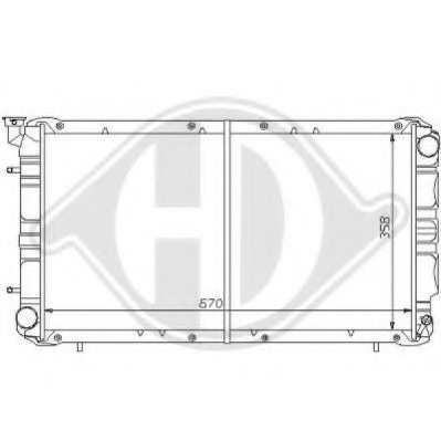 Radiator racire motor