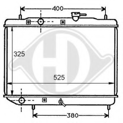 Radiator racire motor