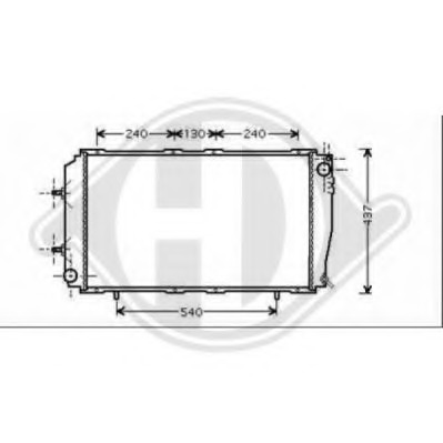 Radiator racire motor