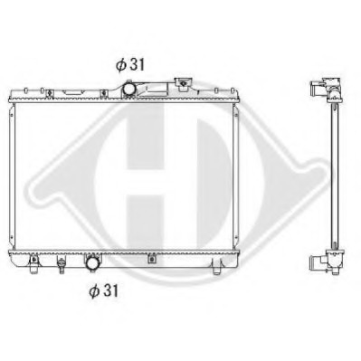 Radiator racire motor