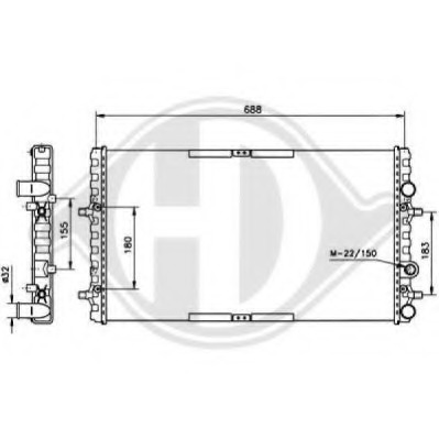 Radiator racire motor