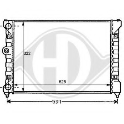 Radiator racire motor