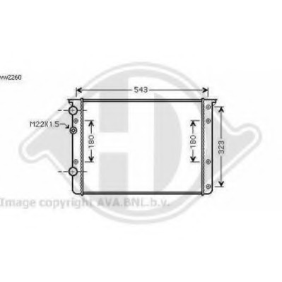 Radiator racire motor