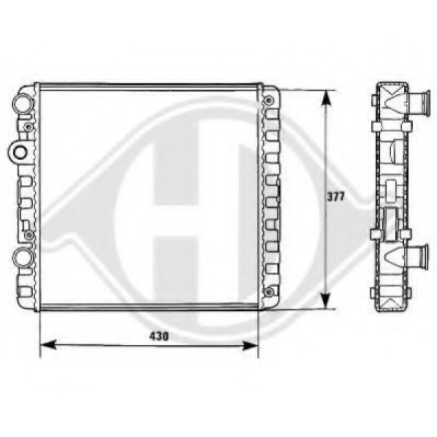 Radiator racire motor