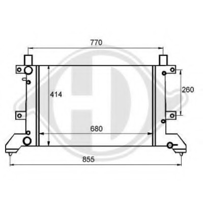 Radiator racire motor