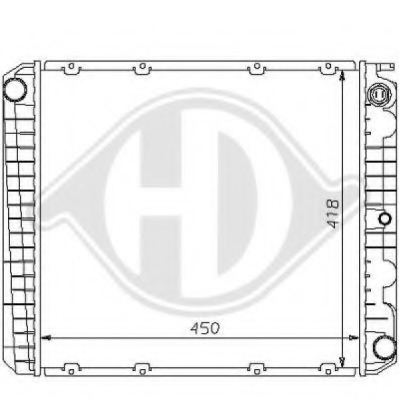 Radiator racire motor