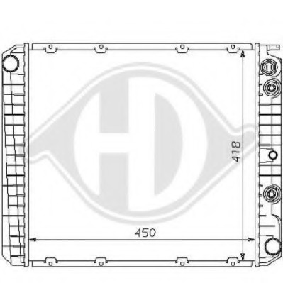 Radiator racire motor