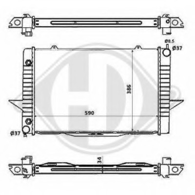 Radiator racire motor