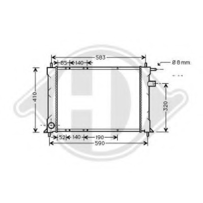 Radiator racire motor