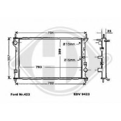 Radiator racire motor