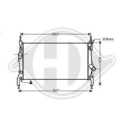 Radiator racire motor