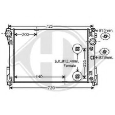 Radiator racire motor