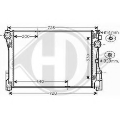 Radiator racire motor