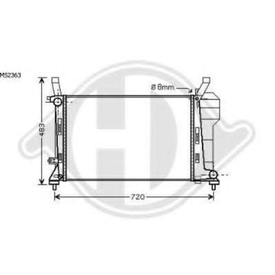 Radiator racire motor