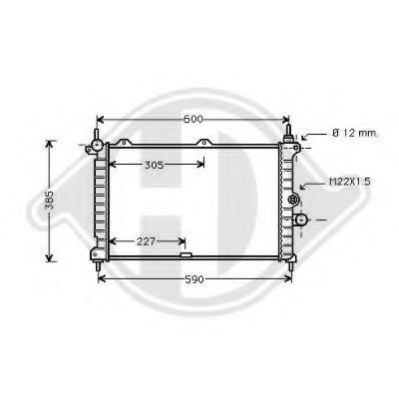 Radiator racire motor