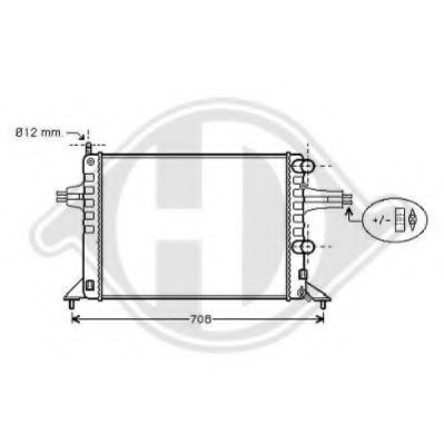 Radiator racire motor