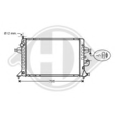 Radiator racire motor