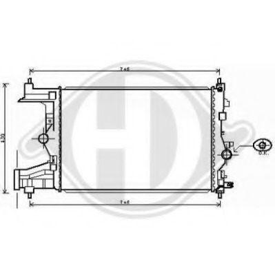 Radiator racire motor