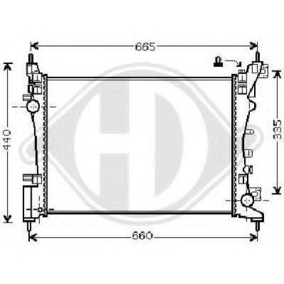 Radiator racire motor