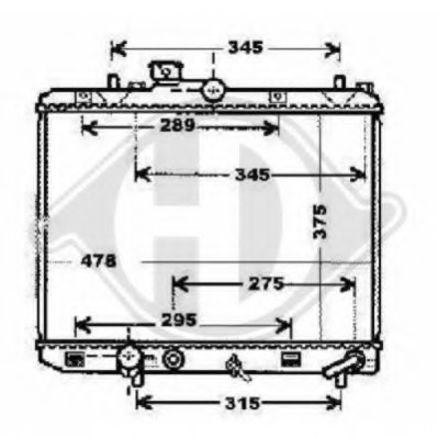 Radiator racire motor