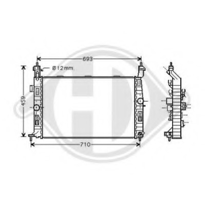 Radiator racire motor