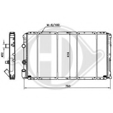 Radiator racire motor