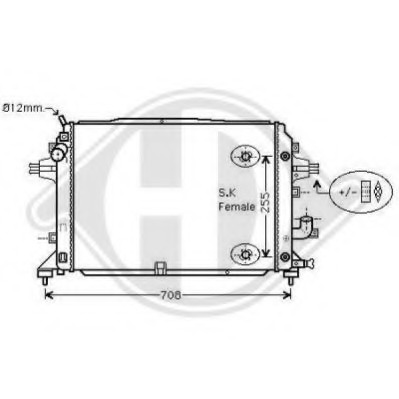 Radiator racire motor