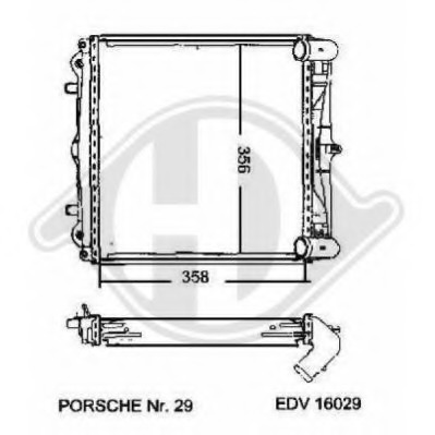 Radiator racire motor