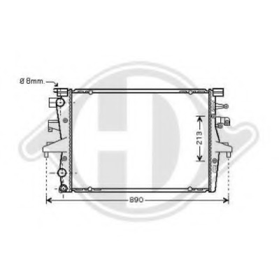 Radiator racire motor