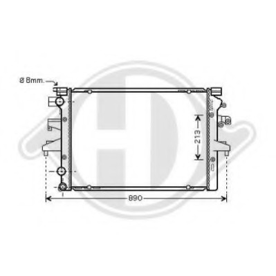 Radiator racire motor