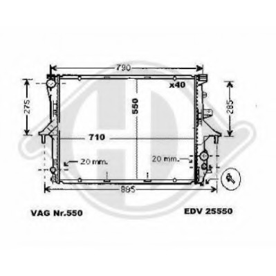 Radiator racire motor