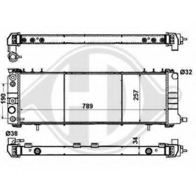 Radiator racire motor