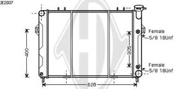 Radiator racire motor