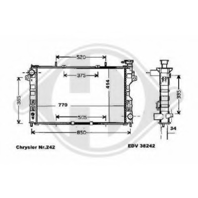 Radiator racire motor