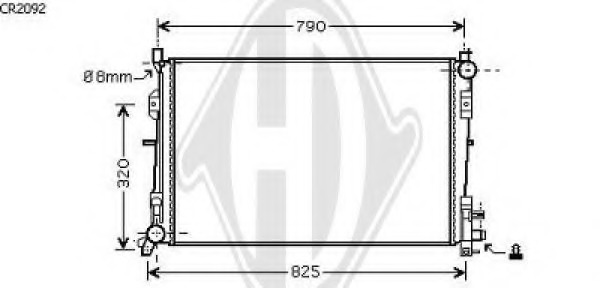 Radiator racire motor