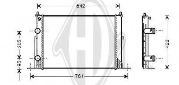 Radiator racire motor