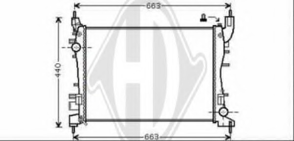 Radiator racire motor