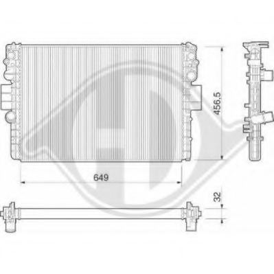 Radiator racire motor