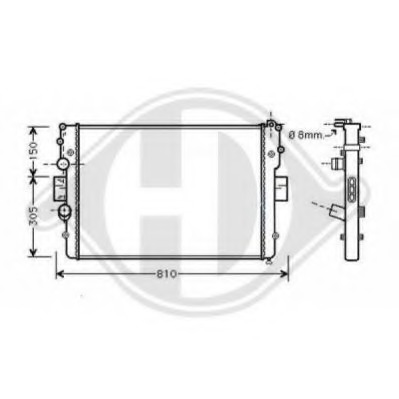 Radiator racire motor