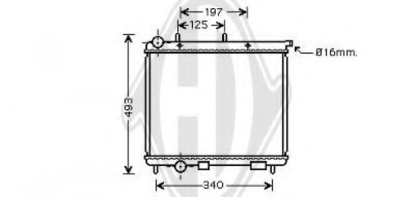 Radiator racire motor